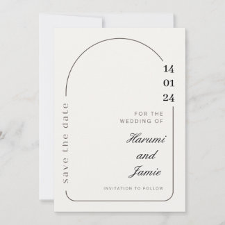Elegance Save the Date Invitation