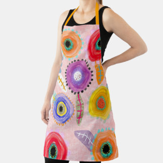Elegance stems blooming zoom spring 2021 kitchen apron