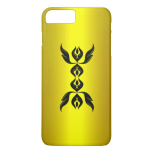 Elegance Supreme in Black on Gold iPhone 8 Plus/7 Plus Case
