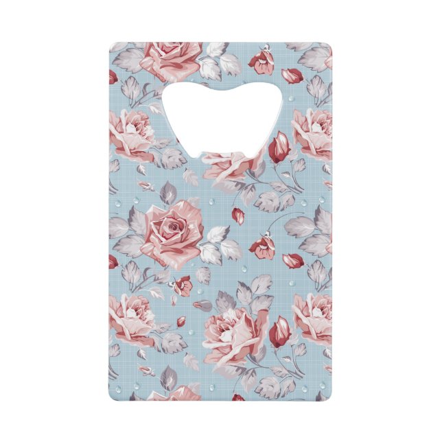 Elegance wallpaper pattern of pink roses 2 (Front)