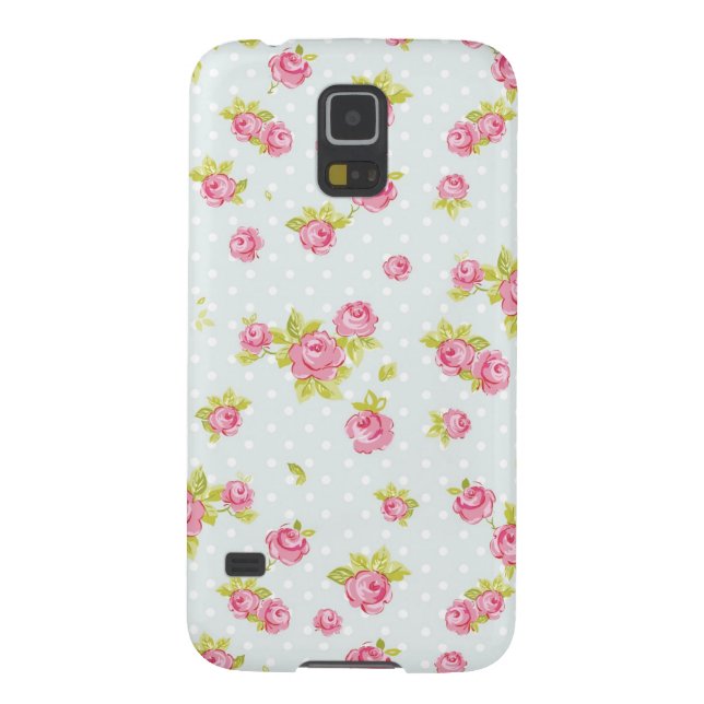 Elegance wallpaper pattern of pink roses 4 Case-Mate samsung galaxy case (Back)