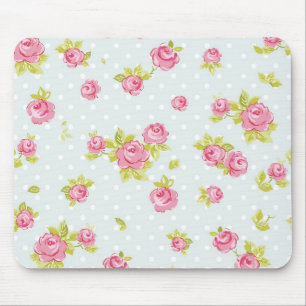 Elegance wallpaper pattern of pink roses 4 mouse mat