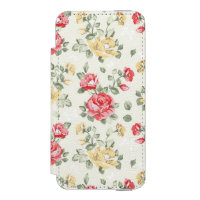 Elegance wallpaper pattern of pink roses