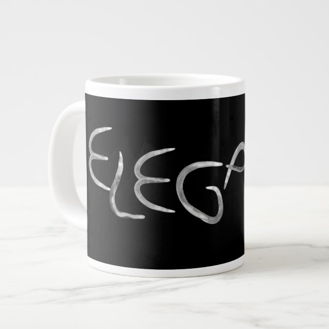 elegans large coffee mug (Front Left)