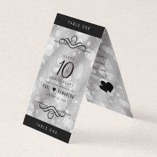 Elegant 10th Tin Wedding Anniversary Celebration