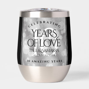 Elegant 10th Tin Wedding Anniversary Celebration