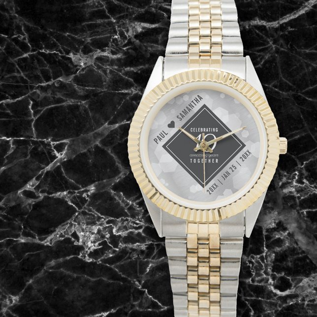 Elegant 10th Tin Wedding Anniversary Watch (Creator Uploaded)