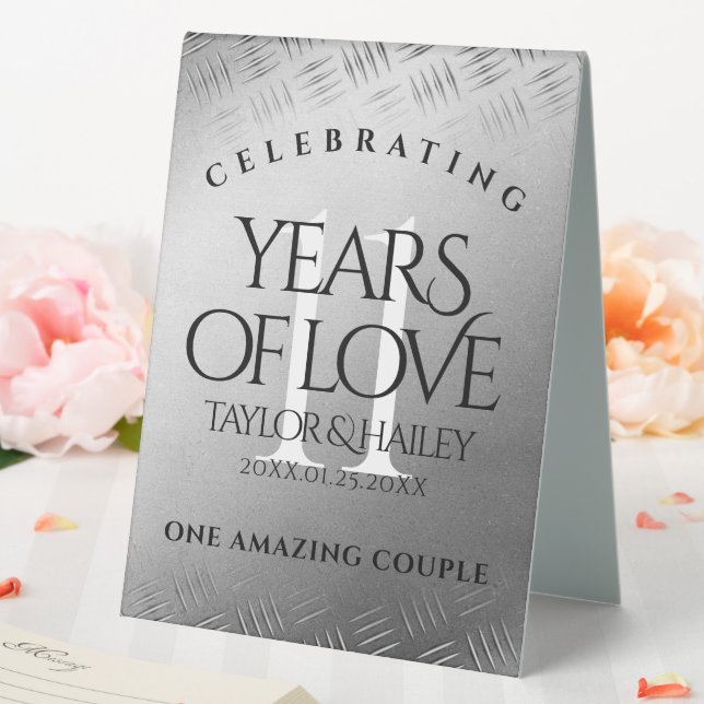 Elegant 11th Steel Wedding Anniversary Celebration (In SItu (Wedding))