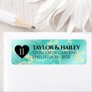 Elegant 11th Turquoise Wedding Anniversary