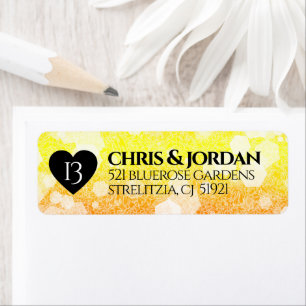 Elegant 13th Citrine Wedding Anniversary