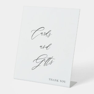 Elegant 16x20 Wedding Cards & Gifts Sign