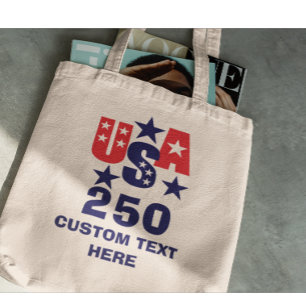 Elegant 1776–2026 America Anniversary Tote Bag