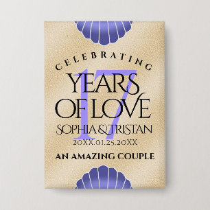 Elegant 17th Shells Wedding Anniversary