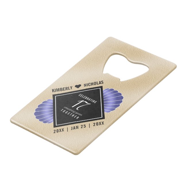 Elegant 17th Shells Wedding Anniversary (Front Angled)