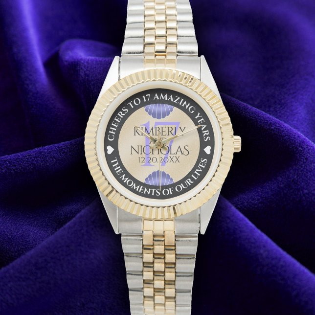 Elegant 17th Shells Wedding Anniversary Watch (Elegant 17th Shells Wedding Anniversary Wristwatch Cover Photo)