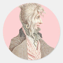 Elegant 18th Century Frenchman With Long Hair