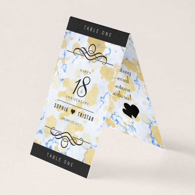 Elegant 18th Porcelain Wedding Anniversary (Front)