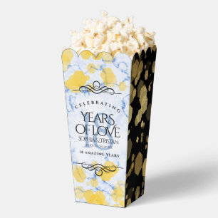 Elegant 18th Porcelain Wedding Anniversary Favour Box