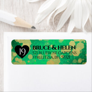 Elegant 19th Jade Wedding Anniversary Celebration