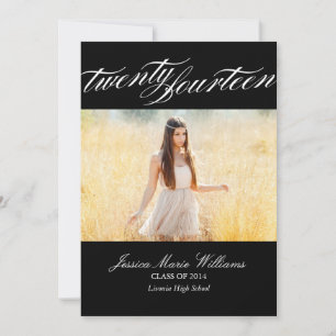 Elegant 2014 Graduation Invitations