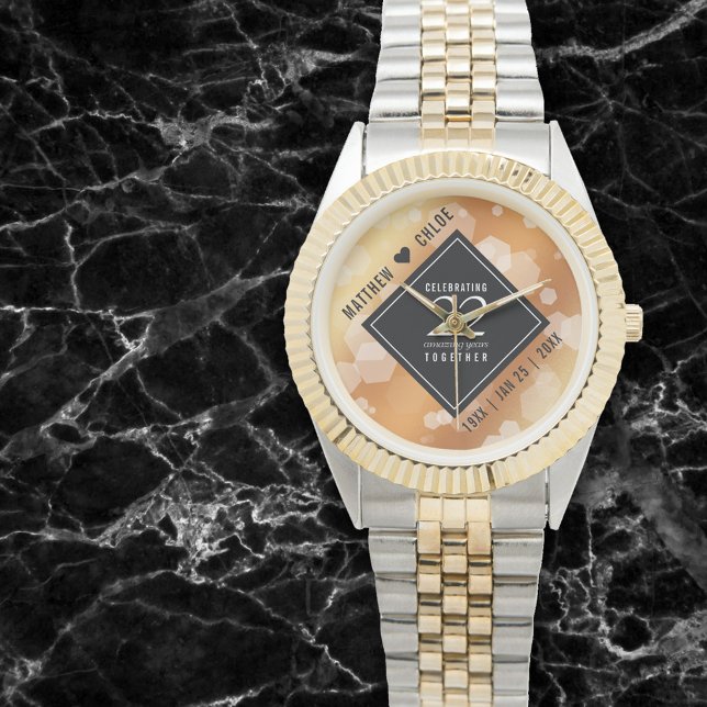 Elegant 22nd Copper Wedding Anniversary Watch (Creator Uploaded)