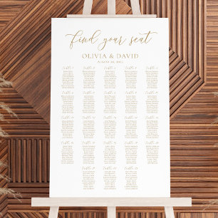 Elegant 23 Tables Find Your Seat Seating Chart
