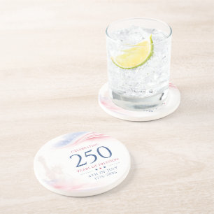 Elegant 250th American Independence Day 4th July Coaster