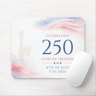 Elegant 250th American Independence Day 4th July Mouse Mat