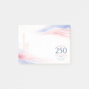 Elegant 250th American Independence Day 4th July Post-it Notes