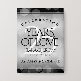 Elegant 25th Silver Wedding Anniversary