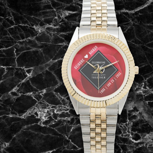 Elegant 26th Rose Wedding Anniversary Celebration Watch (Creator Uploaded)
