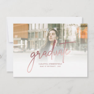 Elegant 2 Photo Grad 2022 Graduation Announcement