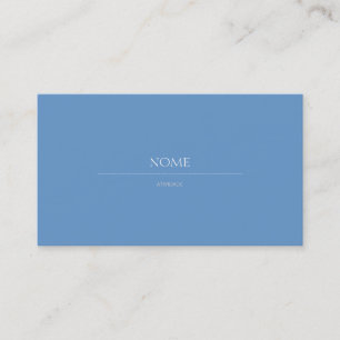 Elegant 2c Blue Business Card