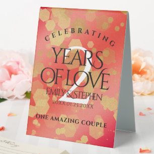 Elegant 2nd Garnet Wedding Anniversary Celebration