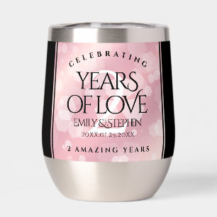 Elegant 2nd Rose Quartz Wedding Anniversary