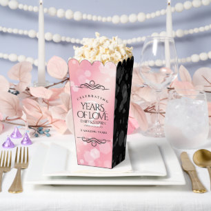 Elegant 2nd Rose Quartz Wedding Anniversary Favour Box