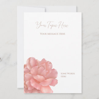 Elegant 30 and Fabulous Floral Invitation