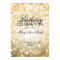 Elegant 30th Birthday Party Glitter Lights Gold