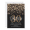 Elegant 30th Birthday Party Gold Midnight Glam