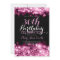 Elegant 30th Birthday Party Pink Sparkling Lights