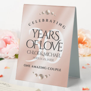 Elegant 30th Pearl Wedding Anniversary Celebration