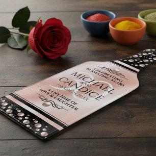 Elegant 30th Pearl Wedding Anniversary Celebration Cutting Board