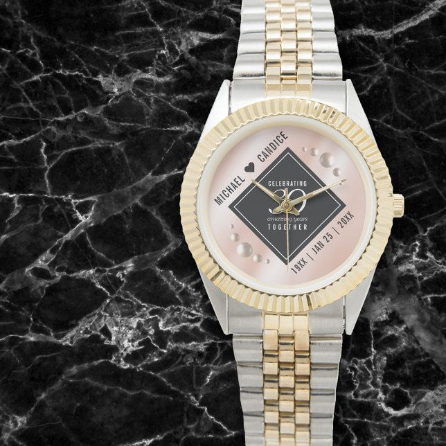 Elegant 30th Pearl Wedding Anniversary Celebration Watch (Creator Uploaded)