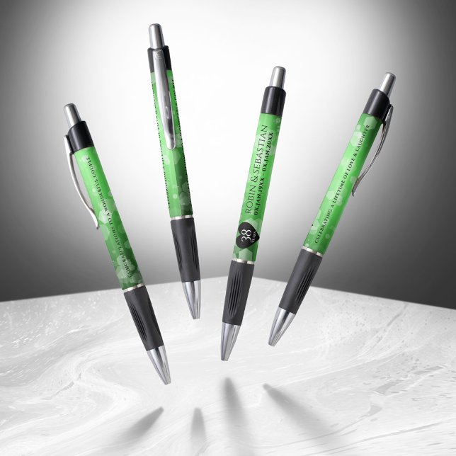 Elegant 38th Emerald Wedding Anniversary (Elegant 38th Emerald Wedding Anniversary Pen Cover Photo)