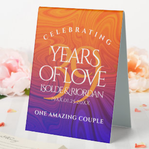 Elegant 39th Agate Wedding Anniversary Celebration