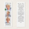 Elegant 3 Picture Memorial Funeral Prayer Bookmark