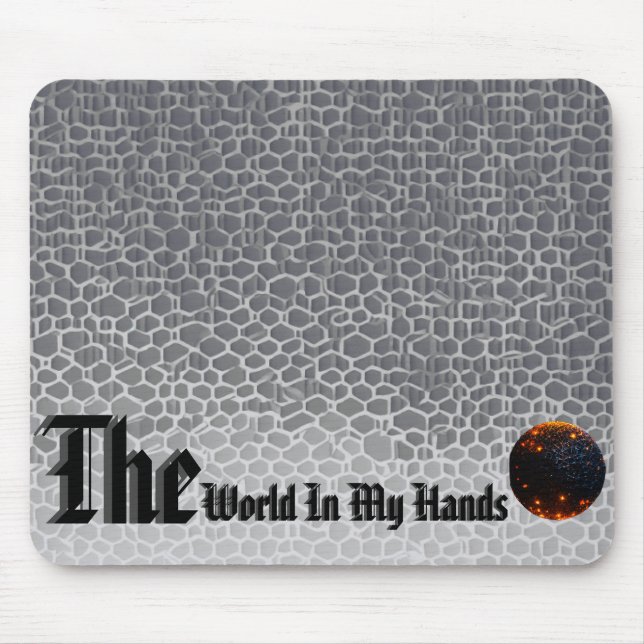 Elegant 3D AMOLED and Subtle Pattern Design -  Mouse Mat (Front)