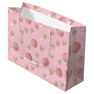 Elegant 3D Balloon Gift Bag with Sparkling Lights