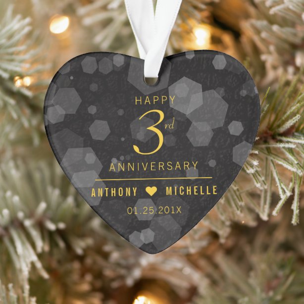 3rd Wedding Anniversary Gifts Zazzle.co.uk