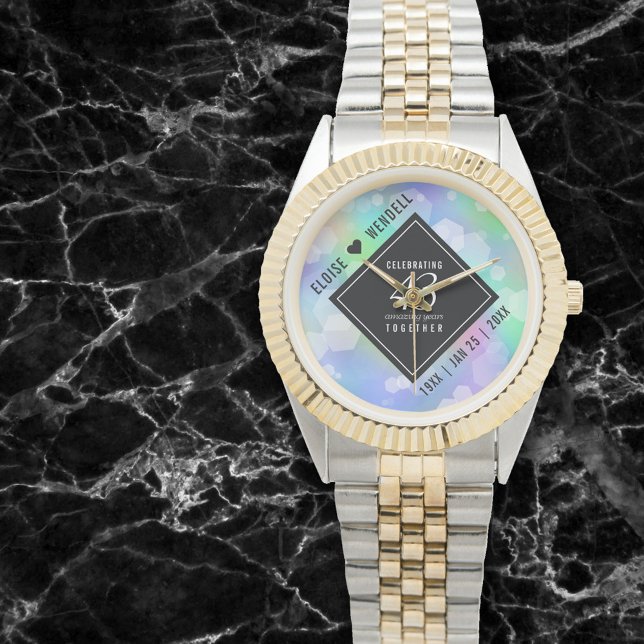 Elegant 43rd Opal Wedding Anniversary Celebration Watch (Creator Uploaded)
